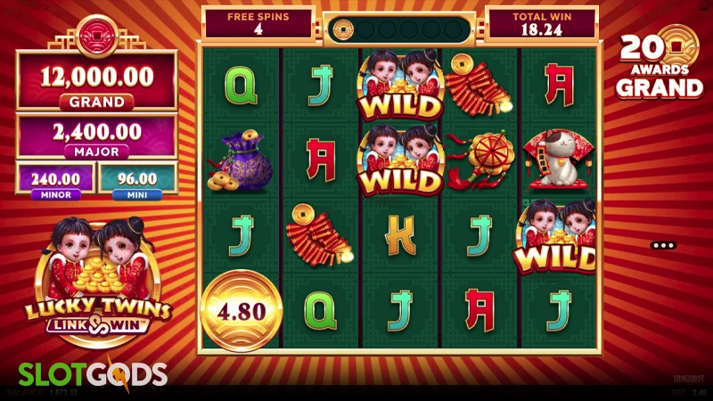 Lucky Twins Link & Win Slot - Screenshot 3