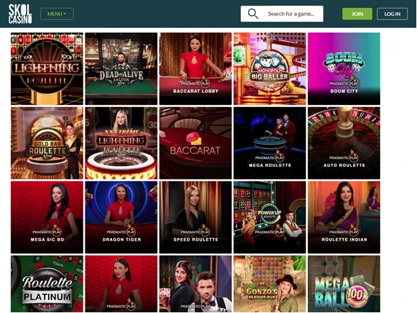 Skol Casino Desktop Screenshot 5