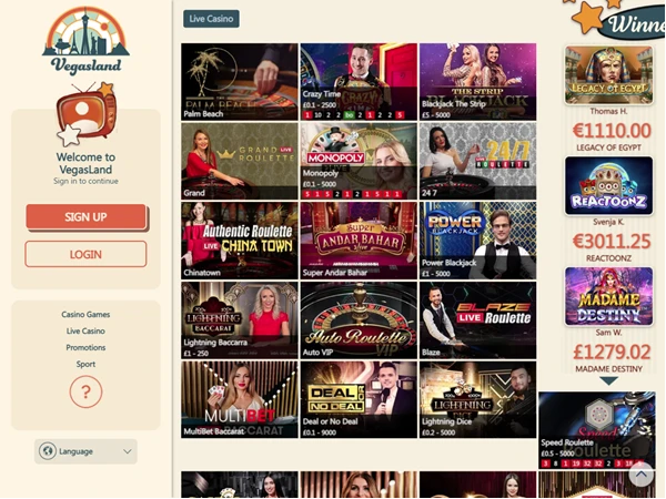 VegasLand Desktop Screenshot 4