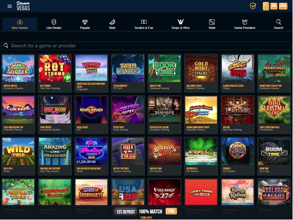 Dream Vegas Desktop Screenshot 3
