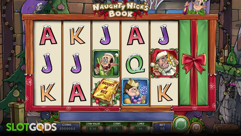 Naughty Nick's Book Slot - Screenshot 2