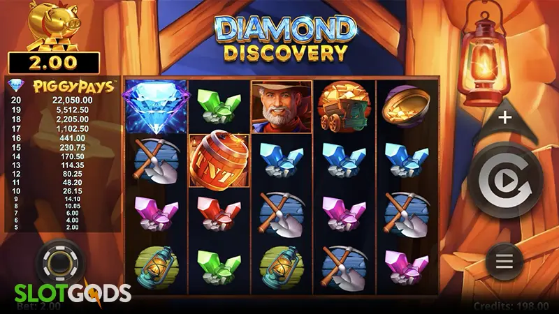 Diamond Discovery Slot - Screenshot 1