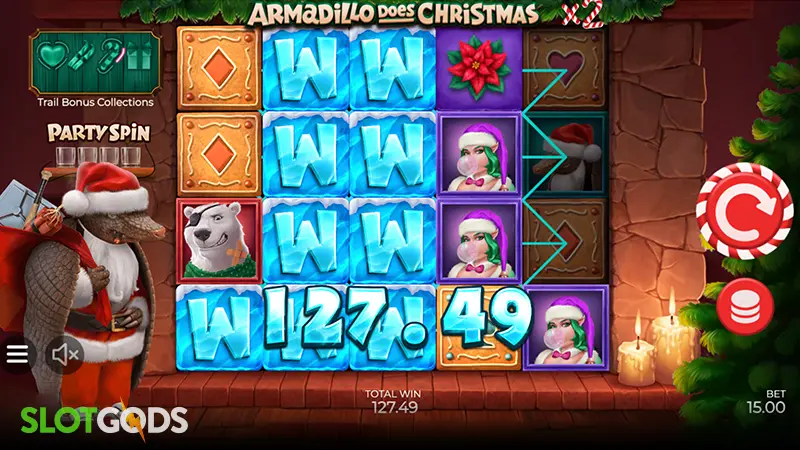Armadillo Does Christmas Slot - Screenshot 4