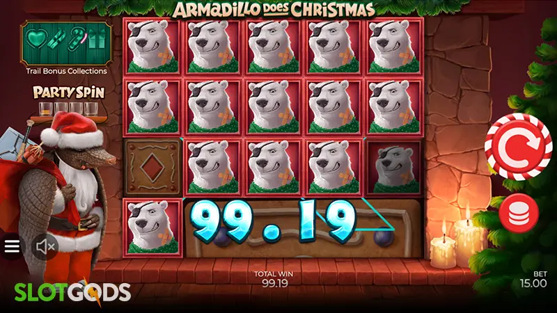 Armadillo Does Christmas Slot - Screenshot 3