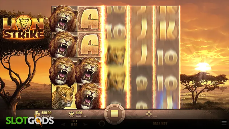 Lion Strike Slot - Screenshot 2