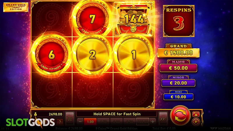 9 Coins™: Grand Gold Edition Slot - Screenshot 2