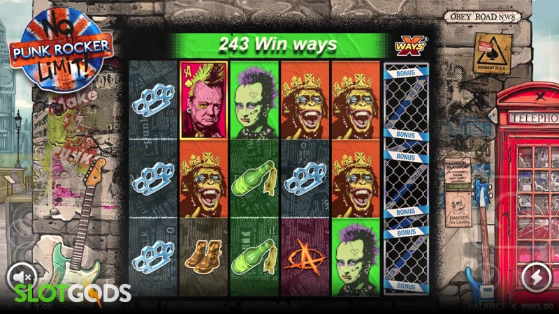 Punk Rocker Slot - Screenshot 1