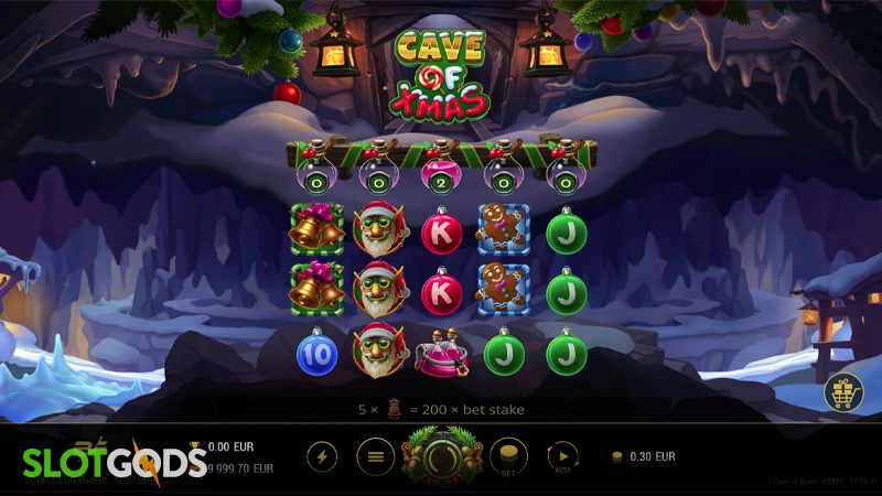 Cave of Xmas Slot - Screenshot 1