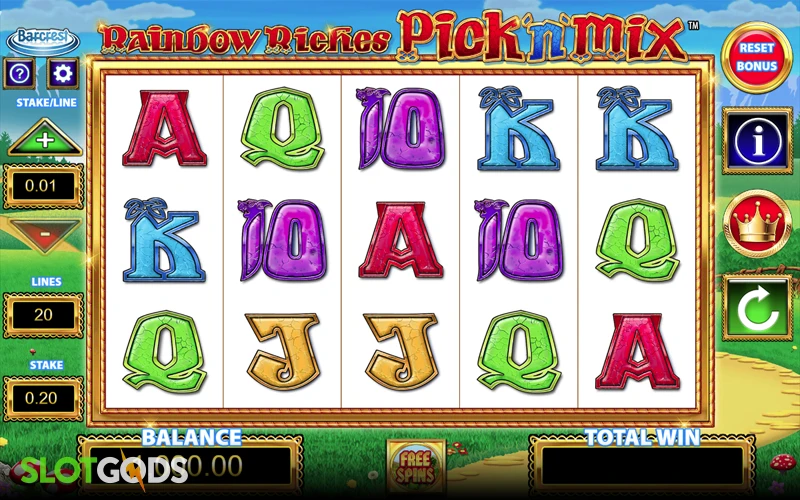 Rainbow Riches Pick 'n' Mix Online Slot by Barcrest