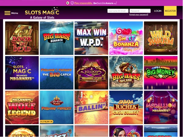 Slots Magic Casino Desktop Screenshot 2