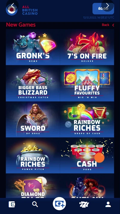 All British Casino Mobile Screenshot 4