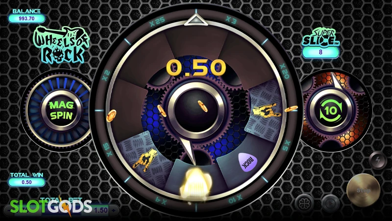 Wheels of Rock Slot - Screenshot 2