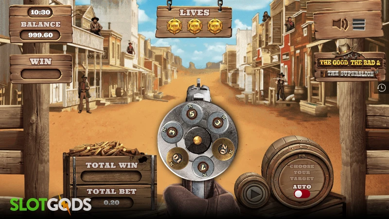 The Good, the Bad and the SuperSlice Slot - Screenshot 2