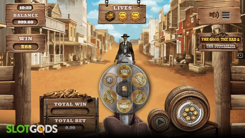 The Good, the Bad and the SuperSlice Slot - Screenshot 3
