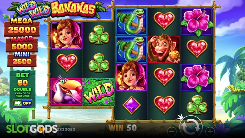 Wild Wild Bananas Slot - Screenshot 1
