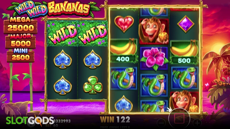 Wild Wild Bananas Slot - Screenshot 3