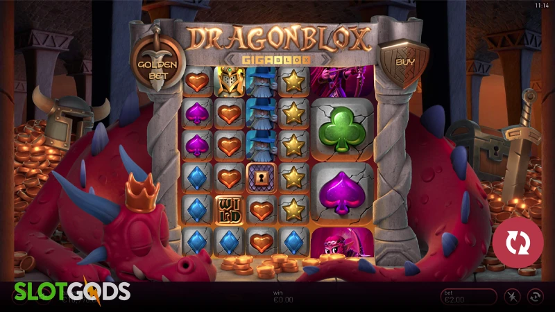Dragon Blox Gigablox Online Slot by Peter & Sons