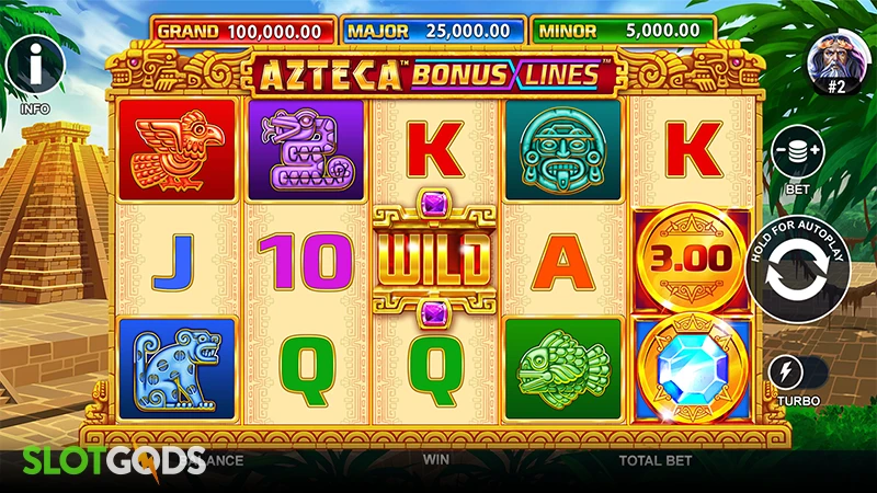 Azteca Bonus Lines Slot - Screenshot 1
