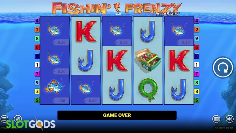 Fishin' Frenzy All Stars Slot - Screenshot 