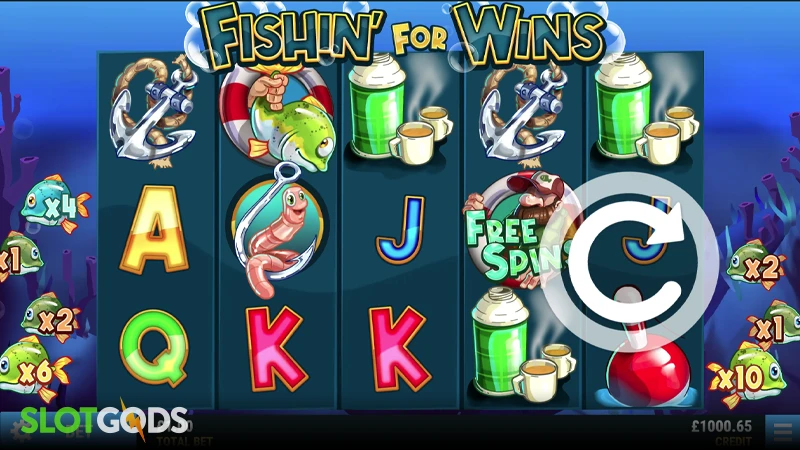Fishin' For Wins Slot - Screenshot 
