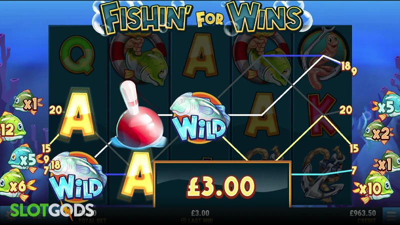 Fishin' For Wins Slot - Screenshot 2