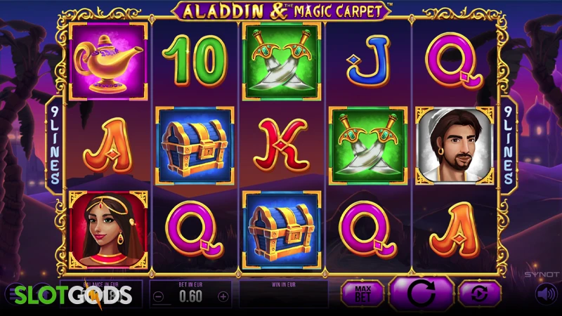 Aladdin and The Magic Carpet Slot - Screenshot 