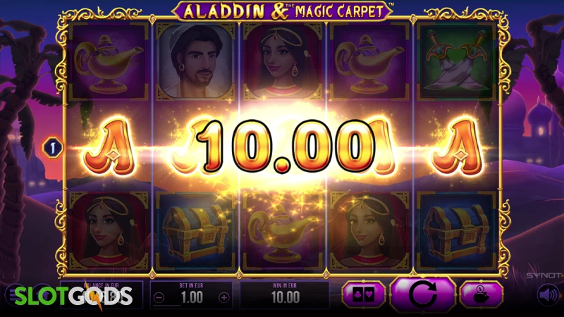 Aladdin and The Magic Carpet Slot - Screenshot 2