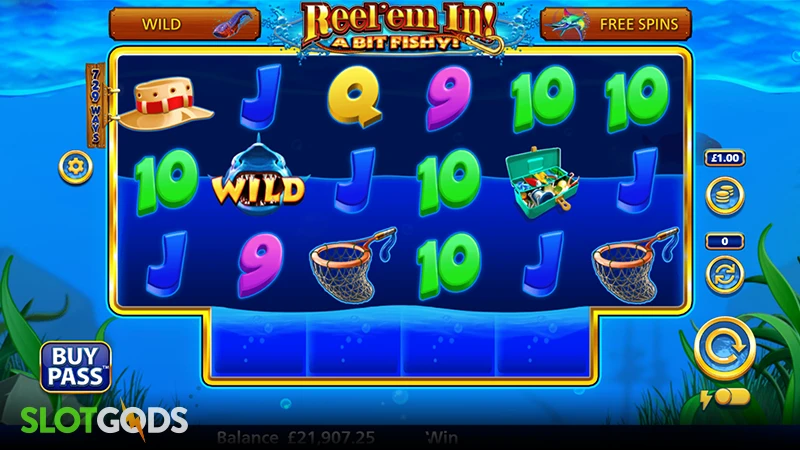 Reel 'Em In! A Bit Fishy Slot - Screenshot 1