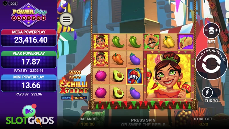 Chilli Xtreme PowerPlay Jackpot Slot - Screenshot 2