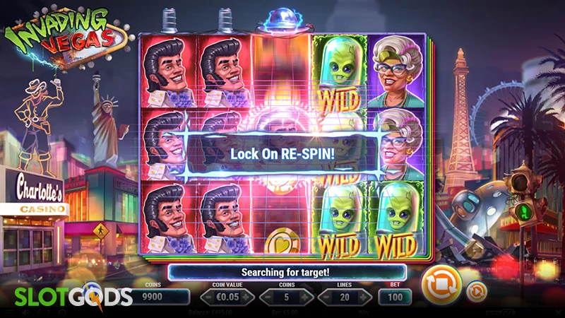 Invading Vegas Slot - Screenshot 2