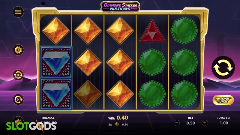 Diamond Stacker Multipays Slot - Screenshot 2