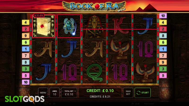 Book of Ra Deluxe Slot - Screenshot 4