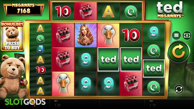 Ted Megaways Slot - Screenshot 1