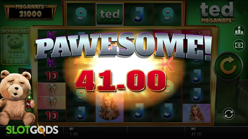Ted Megaways Slot - Screenshot 4