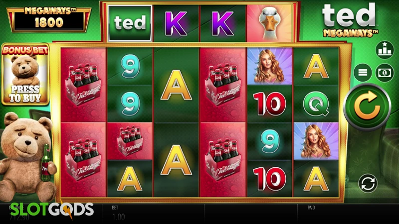 Ted Megaways Slot - Screenshot 3