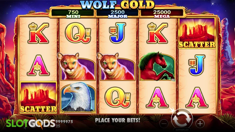 Wolf Gold Slot - Screenshot 1