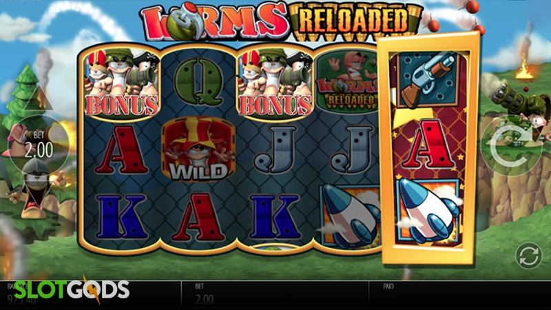 Worms Reloaded Slot - Screenshot 2