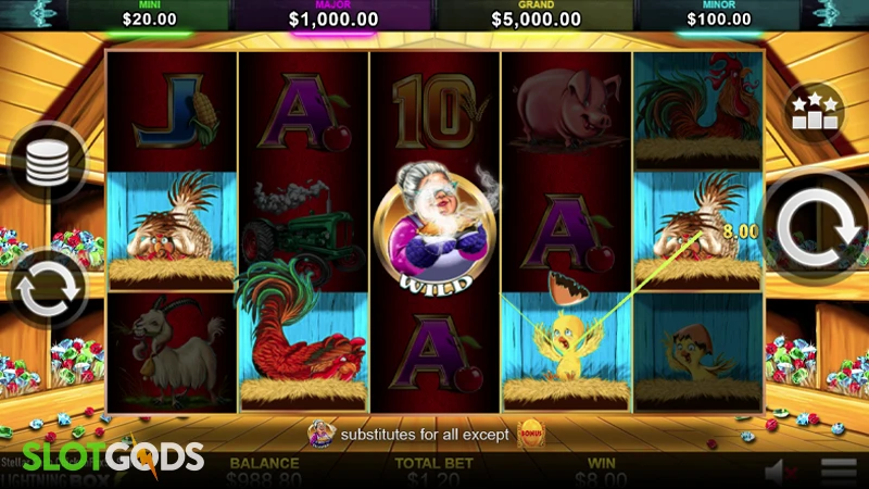 Stellar Cash Chicken Fox 5x Skillstar Slot - Screenshot 2