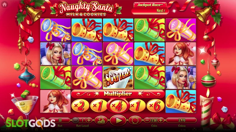 Naughty Santa Slot - Screenshot 1
