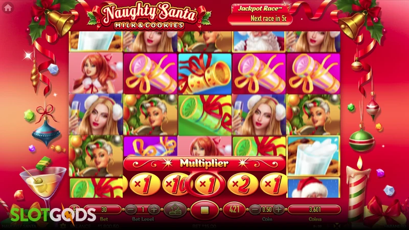 Naughty Santa Slot - Screenshot 3