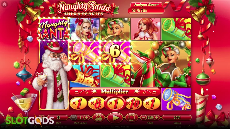 Naughty Santa Slot - Screenshot 2