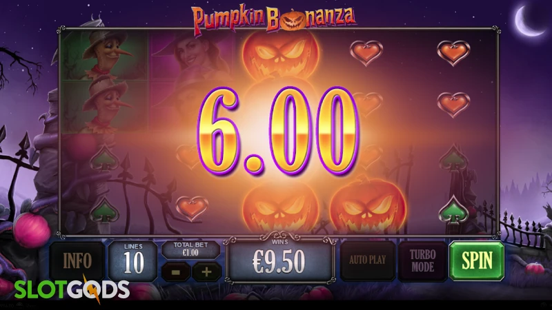 Pumpkin Bonanza Slot - Screenshot 2