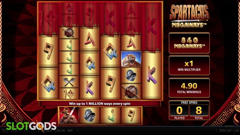 Spartacus Megaways Slot - Screenshot 3