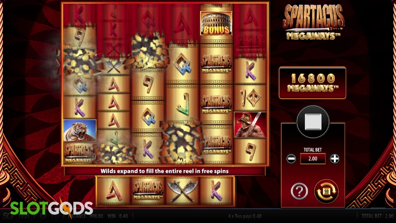 Spartacus Megaways Slot - Screenshot 2