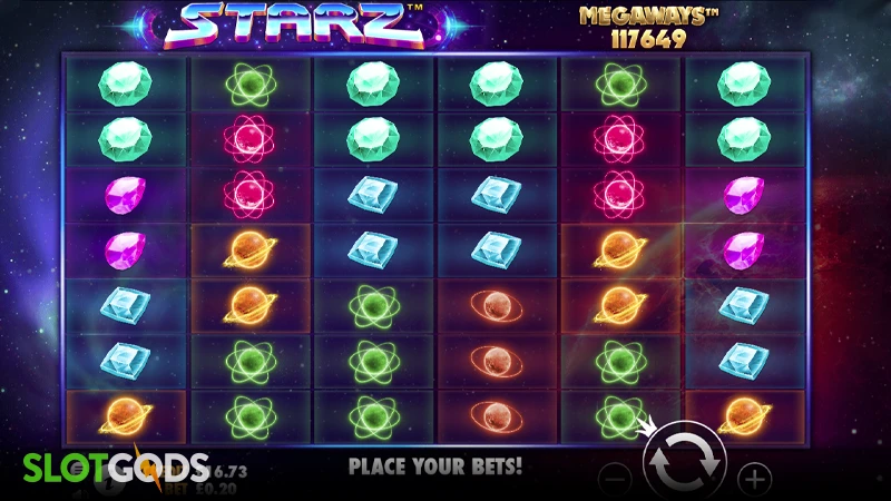 Starz Megaways Slot - Screenshot 1