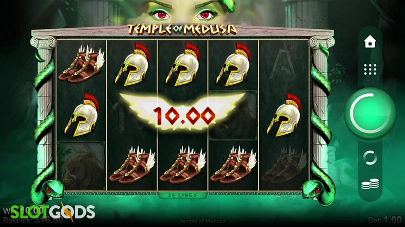 Temple of Medusa Slot - Screenshot 2