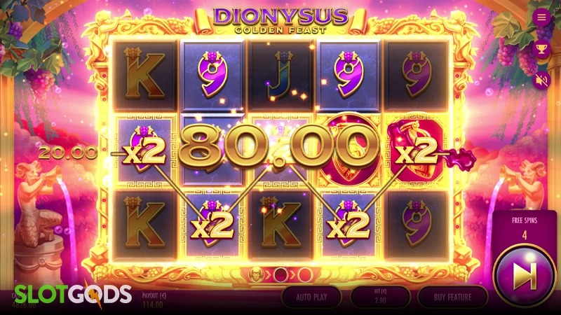 Dionysus Golden Feast Slot - Screenshot 4