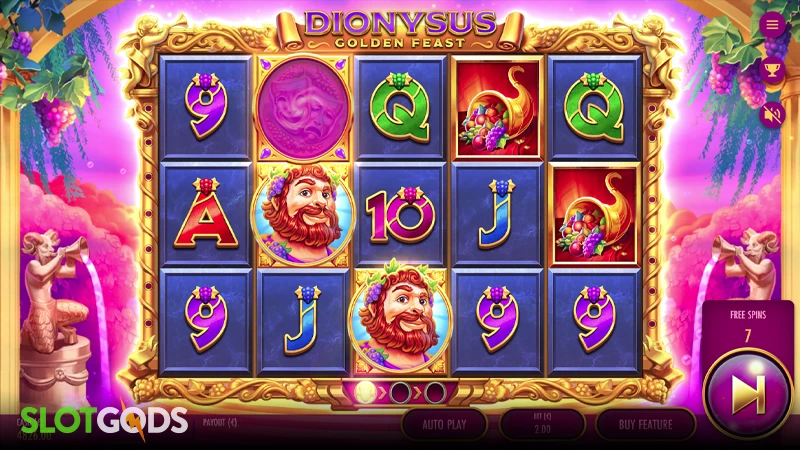 Dionysus Golden Feast Slot - Screenshot 2