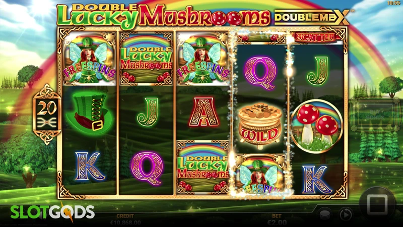 Double Lucky Mushrooms DoubleMax Slot - Screenshot 2
