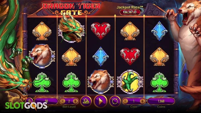Dragon Tiger Gate Slot - Screenshot 1